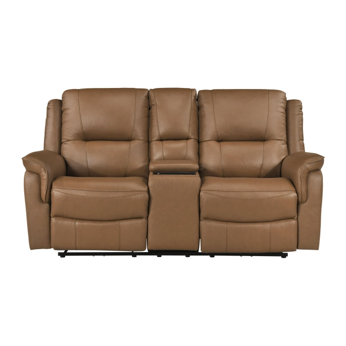 8301BRW*2PW 2pc Set: Sofa, Love (Power) - 8301BRW*2PW