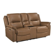 8301BRW*2PW 2pc Set: Sofa, Love (Power) - 8301BRW*2PW