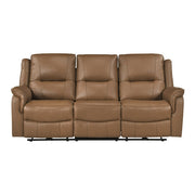 8301BRW-3PW Power Double Reclining Sofa - 8301BRW-3PW