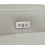 8304LGY*2LC2RPW (2)2-Piece Sectional with Left Chaise, Adjustable Headrests and Charging ports - 8304LGY*2LC2RPW