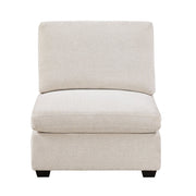 8310NBE*4AC2C1AOT (4)4-Piece Modular Sectional with Ottoman - 8310NBE*4AC2C1AOT