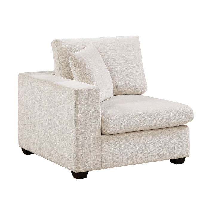 8310NBE*4AC2C1AOT (4)4-Piece Modular Sectional with Ottoman - 8310NBE*4AC2C1AOT