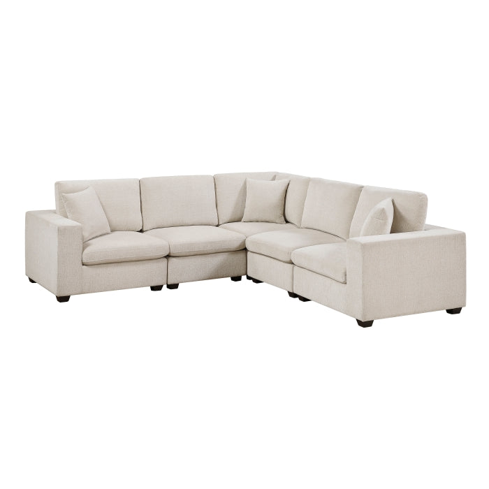 8310NBE*52AC2C1ACR (5)5-Piece Modular Sectional - 8310NBE*52AC2C1ACR