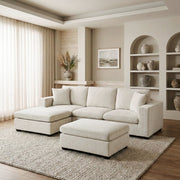 8310NBE*5AC2C1A2OT (5)5-Piece Modular Sectional with Two Ottomans - 8310NBE*5AC2C1A2OT