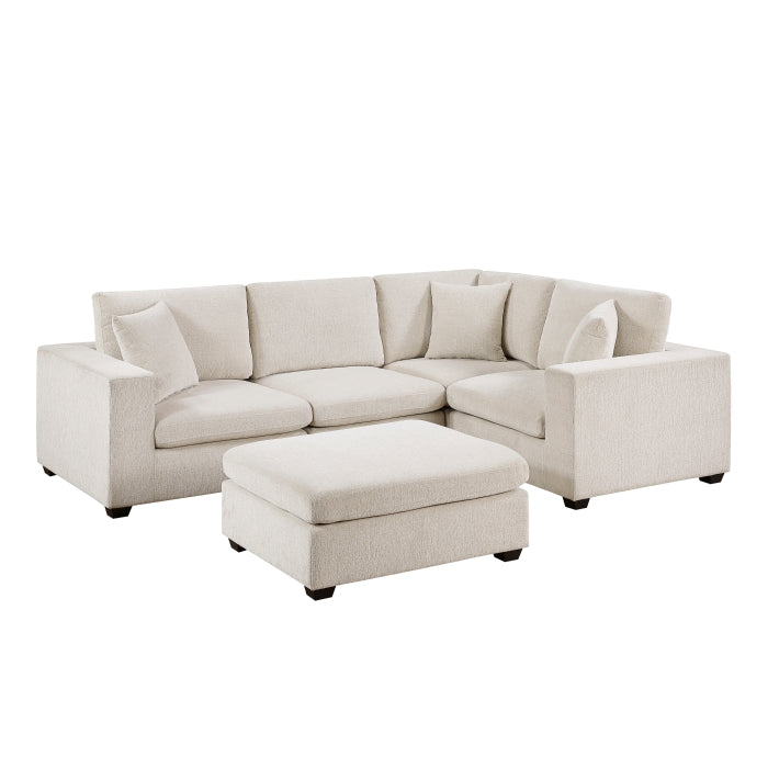 8310NBE*5AC2C1ACROT (5)5-Piece Modular Sectional with Ottoman - 8310NBE*5AC2C1ACROT