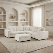 8310NBE*62AC2C1ACROT (6)6-Piece Modular Sectional with Ottoman - 8310NBE*62AC2C1ACROT
