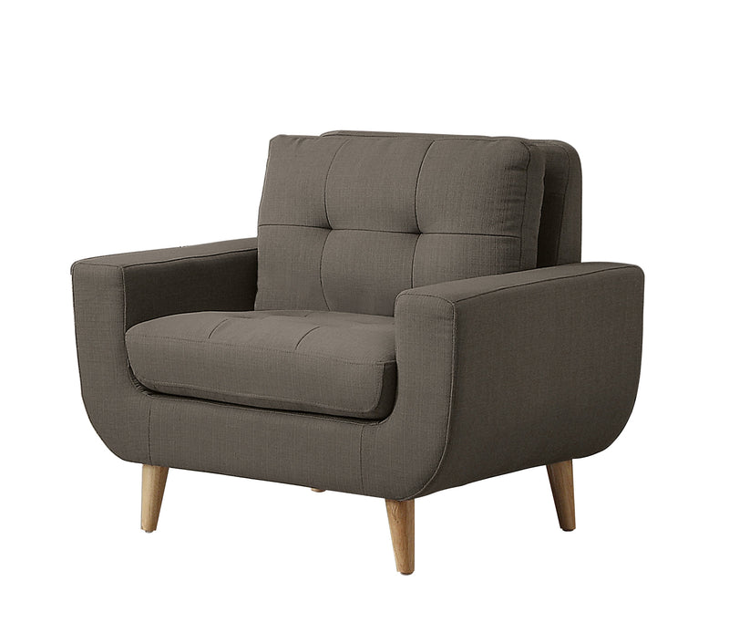 Deryn Gray Living Room Set - Lara FurnitureLiving Room Set
