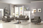 Deryn Gray Living Room Set - Lara FurnitureLiving Room Set