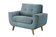 Deryn Teal Living Room Set - Lara FurnitureLiving Room Set