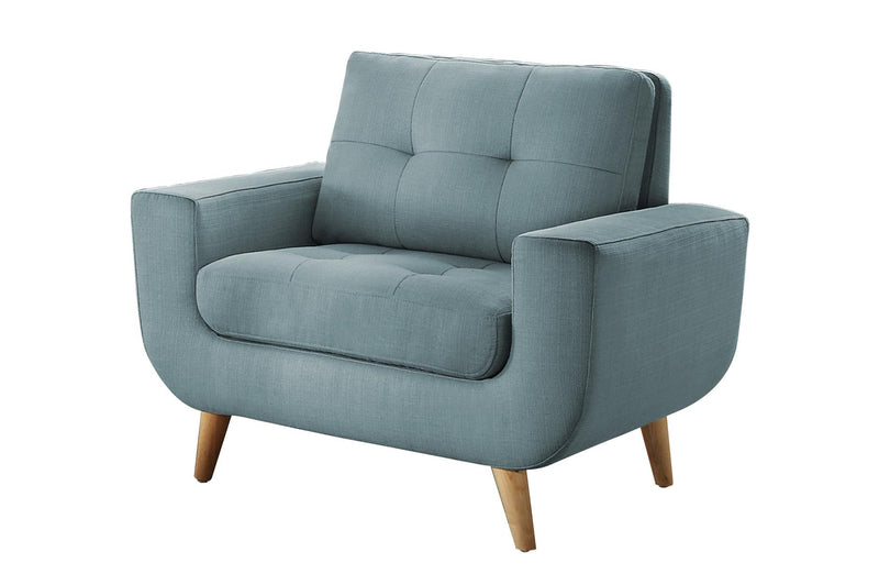 Deryn Teal Living Room Set - Lara FurnitureLiving Room Set