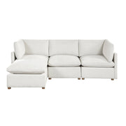 8338BE*42CRACOT (4)4-Piece Modular Sectional with Ottoman - 8338BE*42CRACOT