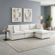 8338BE*42CRACOT (4)4-Piece Modular Sectional with Ottoman - 8338BE*42CRACOT