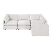 8338BE*43CRAC (4)4-Piece Modular Sectional - 8338BE*43CRAC
