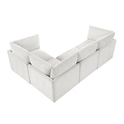8338BE*43CRAC (4)4-Piece Modular Sectional - 8338BE*43CRAC