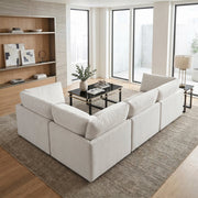 8338BE*43CRAC (4)4-Piece Modular Sectional - 8338BE*43CRAC