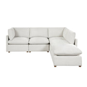 8338BE*52AC2CROT (5)5-Piece Modular Sectional with Ottoman - 8338BE*52AC2CROT