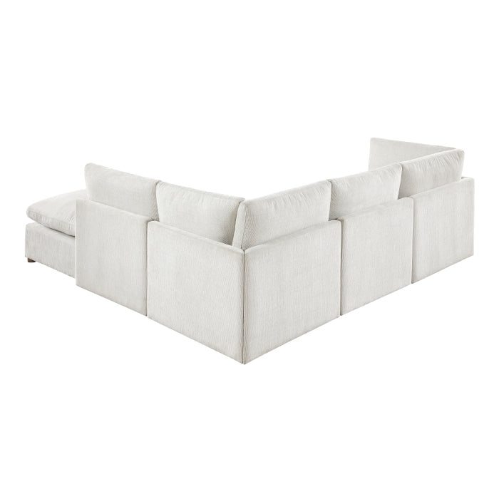 8338BE*52AC2CROT (5)5-Piece Modular Sectional with Ottoman - 8338BE*52AC2CROT