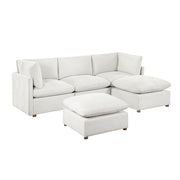 8338BE*52CRAC2OT (5)5-Piece Modular Sectional with Two Ottomans - 8338BE*52CRAC2OT