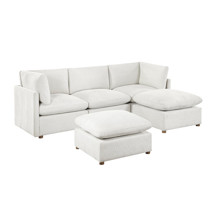 8338BE*52CRAC2OT (5)5-Piece Modular Sectional with Two Ottomans - 8338BE*52CRAC2OT