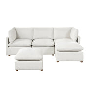 8338BE*52CRAC2OT (5)5-Piece Modular Sectional with Two Ottomans - 8338BE*52CRAC2OT