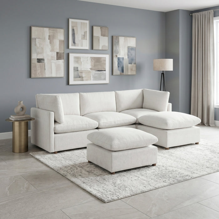 8338BE*52CRAC2OT (5)5-Piece Modular Sectional with Two Ottomans - 8338BE*52CRAC2OT