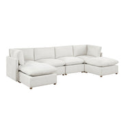 8338BE*62CR2AC2OT (6)6-Piece Modular Sectional with Two Ottomans - 8338BE*62CR2AC2OT