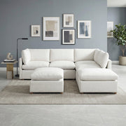 8338BE*63CR2ACOT (6)6-Piece Modular Sectional with Ottoman - 8338BE*63CR2ACOT