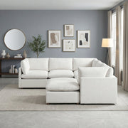 8338BE*63CR2ACOT (6)6-Piece Modular Sectional with Ottoman - 8338BE*63CR2ACOT