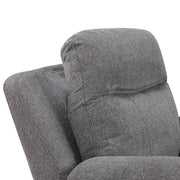 8340GRY-1PWHB Power Reclining Chair with Power Headrest, Power Lumbar Support, Bluetooth Speakers and Charging Ports - 8340GRY-1PWHB