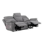 8340GRY*2PWHB 2pc Set: Sofa, Love (Power) - 8340GRY*2PWHB