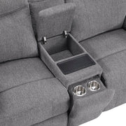 8340GRY*2PWHB 2pc Set: Sofa, Love (Power) - 8340GRY*2PWHB