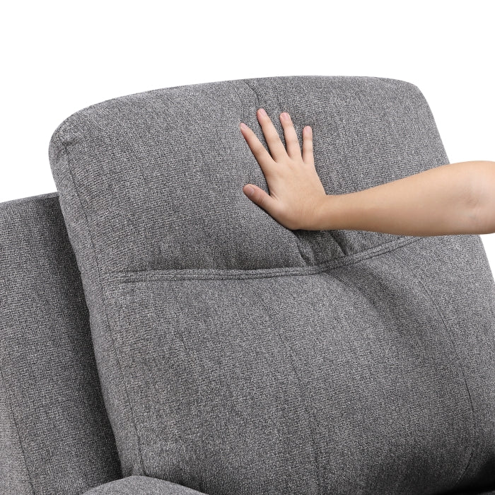 8340GRY*2PWHB 2pc Set: Sofa, Love (Power) - 8340GRY*2PWHB