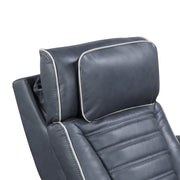 8344BUE-1PWHM Power Reclining Chair with Power Headrest, Cup holder, Storage Arms(Top and Side), Air Massage, Heat, LED Lighting and Charging Ports - 8344BUE-1PWHM