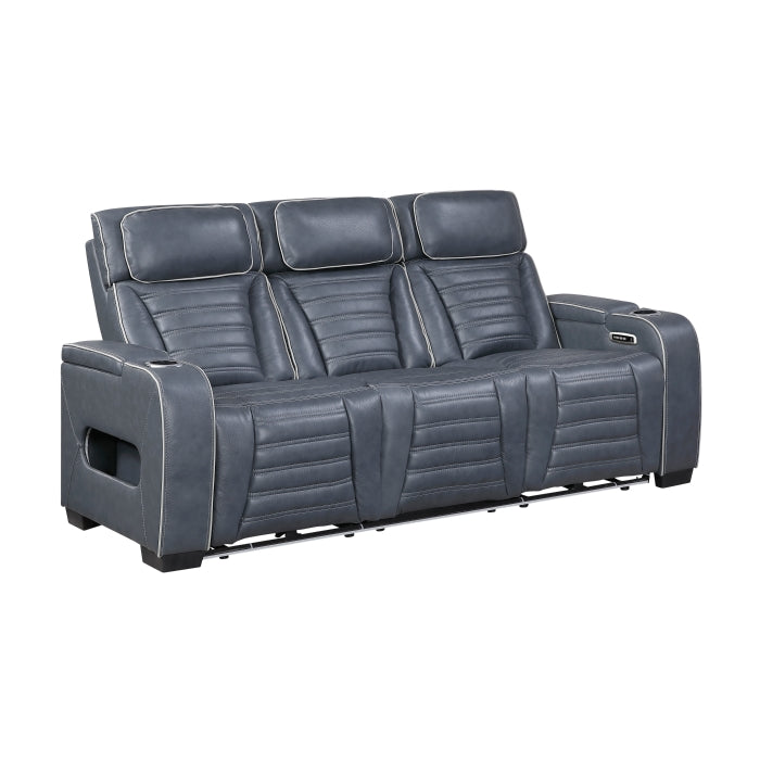 8344BUE*2PWHM 2pc Set: Sofa, Love (Power) - 8344BUE*2PWHM