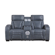 8344BUE*2PWHM 2pc Set: Sofa, Love (Power) - 8344BUE*2PWHM