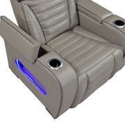 8344GRY*2PWHM 2pc Set: Sofa, Love (Power) - 8344GRY*2PWHM