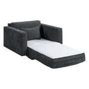 8345DGY-1 Convertible Sleeper Chair with Charging Ports - 8345DGY-1
