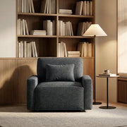 8345DGY-1 Convertible Sleeper Chair with Charging Ports - 8345DGY-1