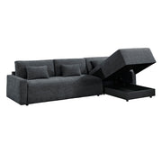 8345DGY*23LRC 2-Piece Sectional with Convertible Queen Sleeper and Right Side Chaise - 8345DGY*23LRC