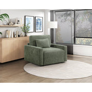 8345GRN-1 Convertible Sleeper Chair with Charging Ports - 8345GRN-1
