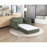 8345GRN-1 Convertible Sleeper Chair with Charging Ports - 8345GRN-1