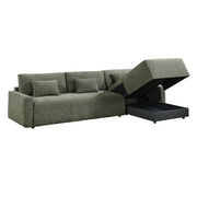 8345GRN*23LRC 2-Piece Sectional with Convertible Queen Sleeper and Right Side Chaise - 8345GRN*23LRC