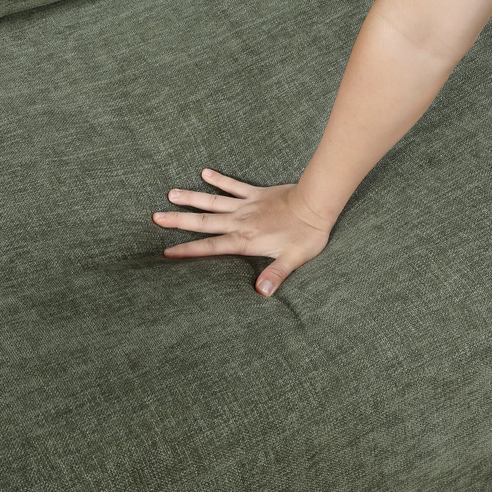 8345GRN-3 Convertible Queen Sleeper Sofa with Charging Ports - 8345GRN-3