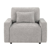 8345GRY-1 Convertible Sleeper Chair with Charging Ports - 8345GRY-1