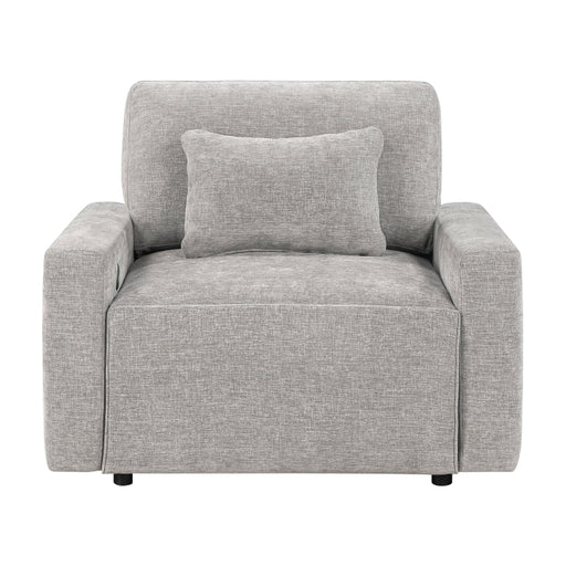 8345GRY-1 Convertible Sleeper Chair with Charging Ports - 8345GRY-1