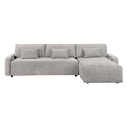 8345GRY*23LRC 2-Piece Sectional with Convertible Queen Sleeper and Right Side Chaise - 8345GRY*23LRC