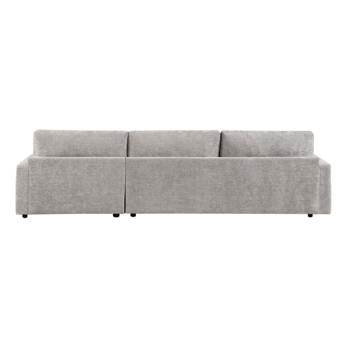 8345GRY*23LRC 2-Piece Sectional with Convertible Queen Sleeper and Right Side Chaise - 8345GRY*23LRC