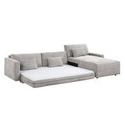 8345GRY*23LRC 2-Piece Sectional with Convertible Queen Sleeper and Right Side Chaise - 8345GRY*23LRC