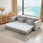 8345GRY-3 Convertible Queen Sleeper Sofa with Charging Ports - 8345GRY-3