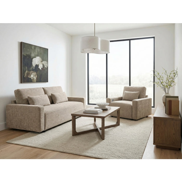 8345TPE-3 Convertible Queen Sleeper Sofa with Charging Ports - 8345TPE-3